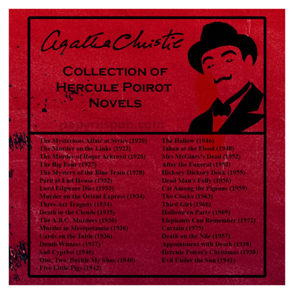 Agatha Christie-Hercule Poirot Novels List