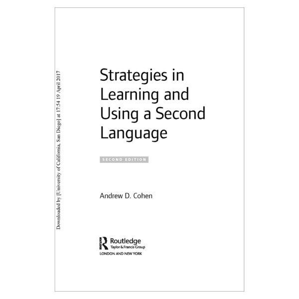 Strategies in Learning and Using a Second Language-Page 2