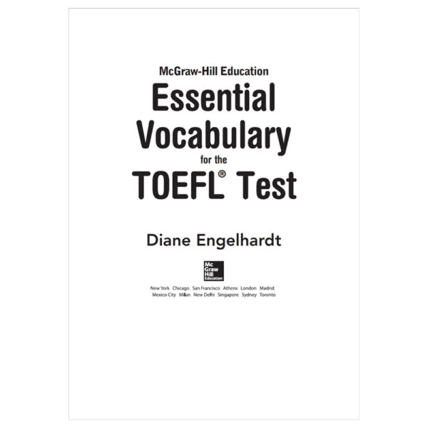 Essential Vocabulary for the TOEFL Test-Page 1