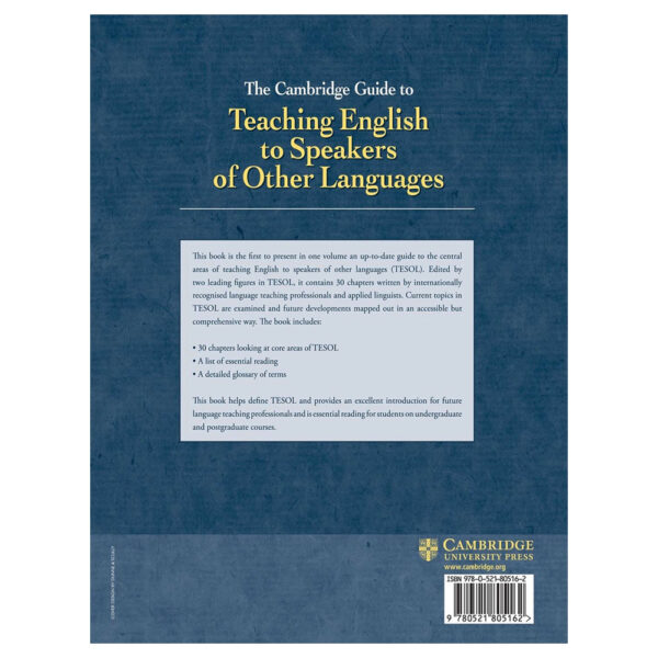 The Cambridge Guide to Teaching English-back cover