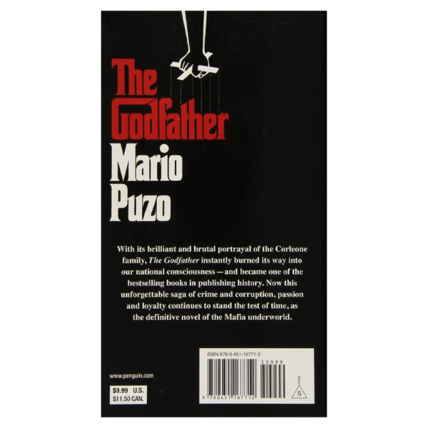 The Godfather by Mario Puzo-Back Cover