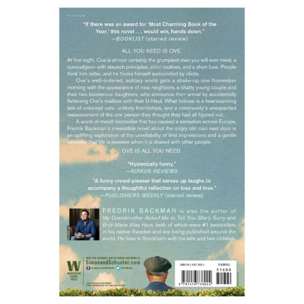 A Man Called Ove by Fredrik Backman-back cover